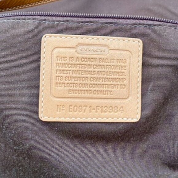 ‼️SOLD‼️Coach Y2K Wool Hampton Tattersall Houndstooth Turnlock Convertible Bag - Picture 10 of 11